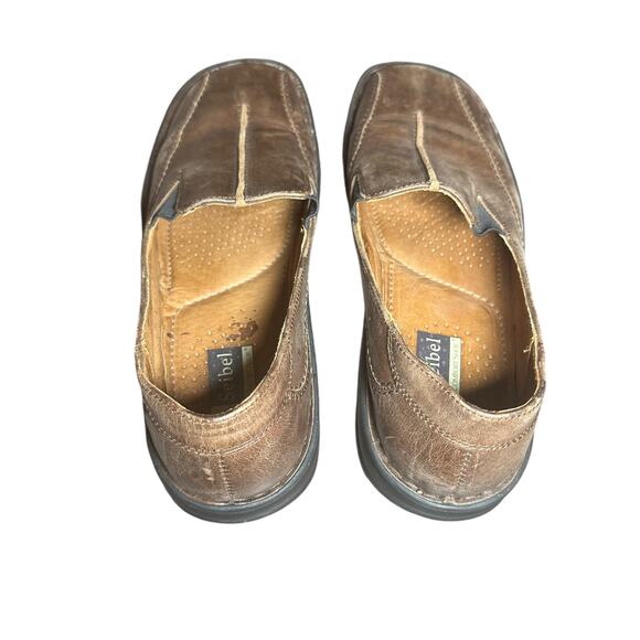 Josef Seibel Comfort loafer Sz 7.5 eu 40 Men Brown Leather Slip On sz 9 women’s - Picture 6 of 11